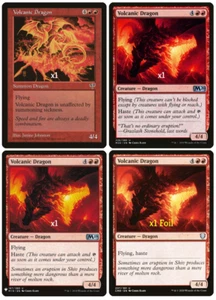 MTG MIR M20 MB1 CMR Volcanic Dragon MINT (SELECT) - Picture 1 of 5