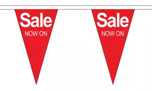 Sale Now On Triangle Bunting (12m Length) - Picture 1 of 1