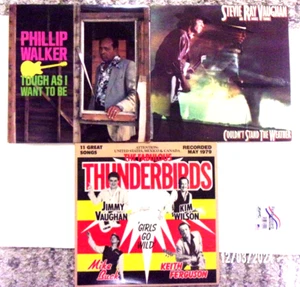 3 TEXAS GUITARISTS STEVIE RAY,GIRLS GO WILD JIMMY VAUGHAN,PHILLIP WALKER - Picture 1 of 1