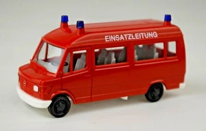 Herpa HO 1:87 Mercedes-Benz Fire Service Van 3 3/8" Long Germany Mint Condition - Picture 1 of 11