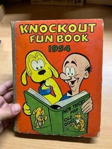 1954 "KNOCK OUT FUN BOOK 1954" FICTION ILLUSTRATED ANNUAL HARDBACK BOOK (P3) - Picture 1 of 14