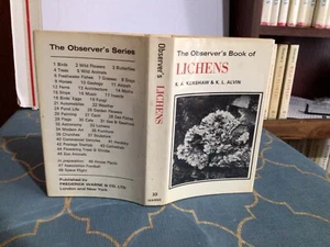 Observers Book Of Lichens 1963 Black And White Dust Jacket - Bild 1 von 3