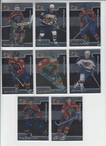 01/02 BAP Signature Series Atlanta Thrashers 8 Cards - Ferraro Kovalchuk RC + - Picture 1 of 2