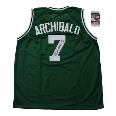 Nate Archibald Signed Jersey Inscribed "HOF 91" (JSA COA) - Image 1 of 2
