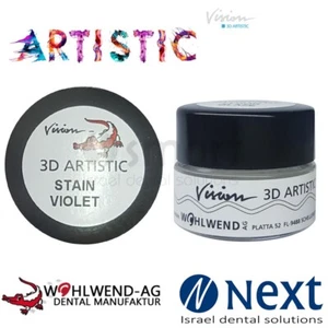 Dental lab Wohlwend Vision 3D Artistic stain paint ceramic zircon Emax Violet - Picture 1 of 9