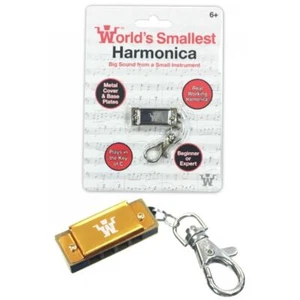 World's Smallest Music Harmonica Keychain - Westminster Inc - Picture 1 of 5