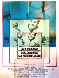 Qualcuno volò sul nido del cuculo Cuckoo's Nest Manifesto Poster Nicholson OSCAR - Picture 1 of 1