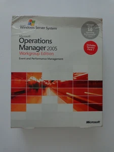 New Sealed Microsoft Operations Manager 2005 Workgroup Edition 10 cal - Picture 1 of 6