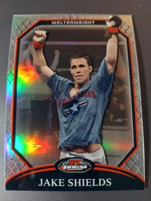 Jake Shields #7 2011 Topps UFC Finest Refractor #607/888 - Image 1 of 2