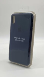 iPhone Silikon Case Blau Original Apple iPhone XS MAX Schutzhülle Hülle - Bild 1 von 2
