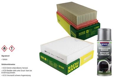 MANN Filterpaket Presto Klima-Reiniger für Mitsubishi Colt VI 1.3 1.1 Smart - Bild 1 von 4