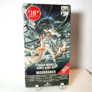 Moonraker James Bond VHS 1984 CBS Fox new sealed Roger Moore stereo - Picture 1 of 5
