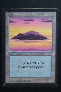 Magic The Gathering MTG ISLAND Limited Edition Beta LP Lightly Played - Picture 1 of 2