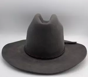 Vintage STETSON Cowboyhut Biber 4X grau 6 3/4 (54) Western XXXX - Bild 1 von 19