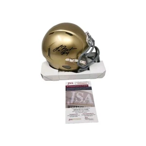 Lee Becton signierter signierter signierter irischer Minihelm Notre Dame Fighting JSA - Bild 1 von 2