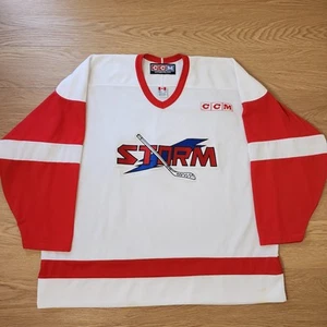 Toledo Storm ECHL Vintage Hockey Jersey CCM Walleye Adult XXL 1990s Embroidered - Picture 1 of 12