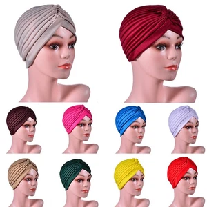 Women's Floral Chemo Cap Cancer Hat Muslim Hair Scarf Turban Hijab Head Wrap hot - Picture 1 of 32