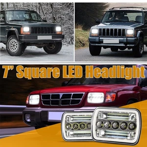 For Land Rover Discovery 1 or 2 - 5x7” Square LED Headlight Square Headlamp - Picture 1 of 15