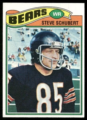 Steve Schubert 1977 Topps #502 RC Chicago Bears VG Crease - Image 1 of 2