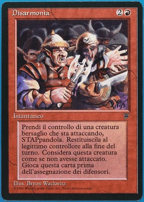 Disharmony Legends (ITALIAN) NM (Reserved List MTG Magic Card) (499726) ABUGames - Image 1 of 2