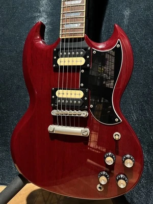 Guitarra elétrica (Navegador) tipo N-SG SG com estojo macio feita no Japão MOD usada - Imagem 1 de 4