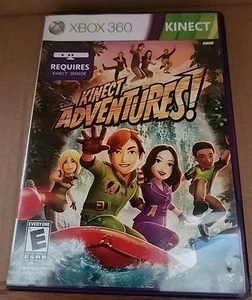 X Box 360 Kinect -Kinect Adventures In Box With Manual - Picture 1 of 4