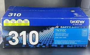 Brother Genuine Standard Yield Toner Cartridge TN310C Cyan Open Box  MSRP$71 - Picture 1 of 6