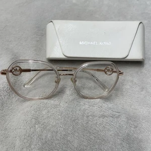 Monturas de gafas MICHAEL KORS solo para mujer MK3057 Atitlan oro rosa transparente con estuche - Imagen 1 de 19