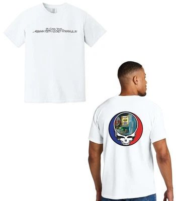 Grateful Dead Stealie T-Shirt Spongebob Krabby Patty Plankton Skull Deadhead Tee - Image 1 of 4