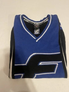 Vintage Fubu Sport Pullover Weste Herren XL schwarz ärmellos Y2K Baggy - Bild 1 von 5