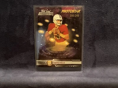 2021 Wild Card Alumination Protostar Davis Mills #PS-8 Rookie RC SP /249 - Image 1 of 2