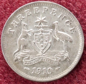Australia Threepence 1910 (D1101) - Imagen 1 de 2