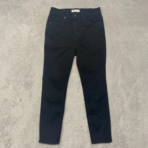 Madewell Jeans Damen 26 Petite Black Hight Rise Skinny Denim Dark Wash 32x29 - Bild 1 von 10