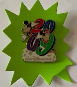Disney Pin. Mickey Mouse and Minnie Mouse in 2009 Celebration. First Release. - Picture 1 of 2