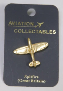 Spitfire Great Britain Lapel Pin by Aviation Collectables NEW Old Stock - Picture 1 of 2