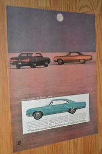 Buick Lesabre 1967 original grande vintage anuncio impreso anuncio 67 - Imagen 1 de 1