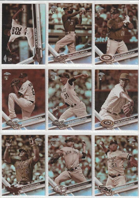 2017 Topps cromo sepia refractor Upick Votto Correa Pujols Teoscar Lugo RC Foto 1 de 2