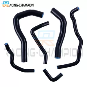 For 2002-2006 Acura RSX Type S DC5 K20A Silicone Radiator Heater Hose Black - Foto 1 di 11