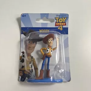 NEW MATTEL DISNEY TOY STORY 4 WOODY MINI 2 INCH COLLECTOR'S FIGURE - Picture 1 of 2