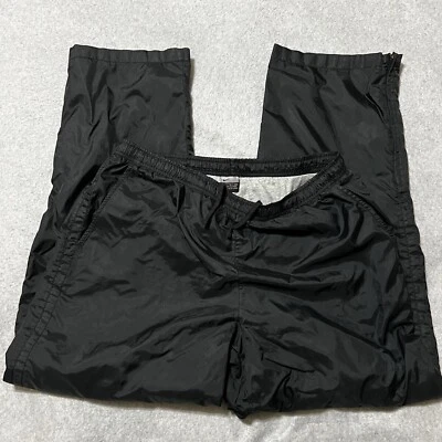 Nike Pants Men’s XL Black Y2K Wide Leg Baggy Streetwear Drawstring Pockets Track - Image 1 of 4