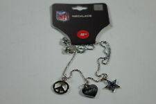Dallas Cowboys Necklace Peace/Love NFL Gifts for Women