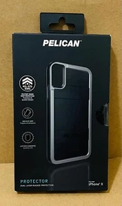 PELICAN PROTECTOR CASE FOR IPHONE X - BLACK - Picture 1 of 4