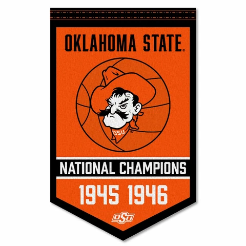 Oklahoma State Cowboys Basketball National Champions Banner Flag Cover