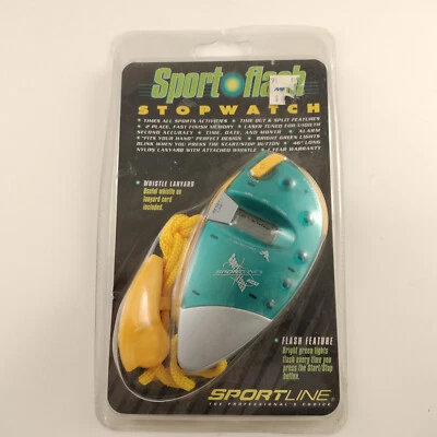 Vintage Sportline Sport Flash - Flashing LIght Digital Stopwatch - NEW -FREESHIP - Image 1 of 3