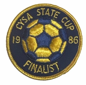 VINTAGE CYSA State Cup Finalist California Youth Soccer 1986 3” Patch NEVER WORN - Picture 1 of 2