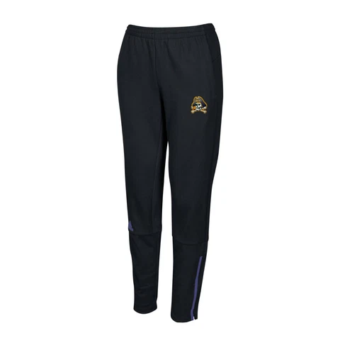 East Carolina Pirates NCAA Adidas Women's  Black Squad Pro ID Pants Cover