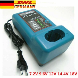 für MAKITA Ladegerät Akku Batterie 7.2/9.6/12/14.4/18V DC1804 DC1414T DC1414F - Bild 1 von 5