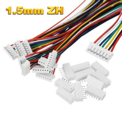 1.5mm 1.5 ZH Micro JST Stecker 15cm Kabel + Buchse  2 3 4 5 6 7 8 9 10 11 12 Pin - Bild 1 von 4