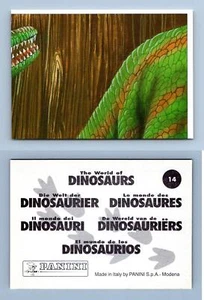 Coelophysis #14 The World Of Dinosaurs 1997 Sticker - Picture 1 of 1