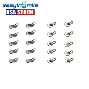 10pcs Dental Orthodontic Tracktion Hook Mesh Base Durable Round/rectangular - Picture 1 of 10